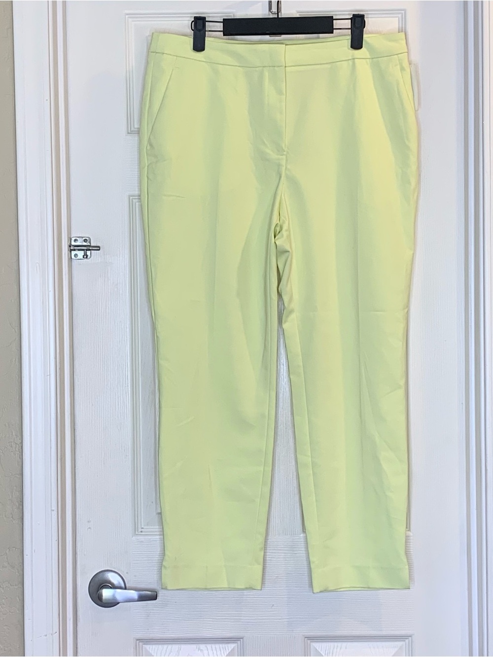 H&M High Rise Cropped Split Hem Pants Size 12